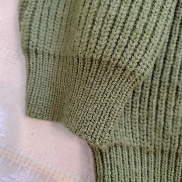 Vintage Wool Men's Duxbak Utica Sportswear Cable Zip Up Sweater Size L - Picture 10 of 11